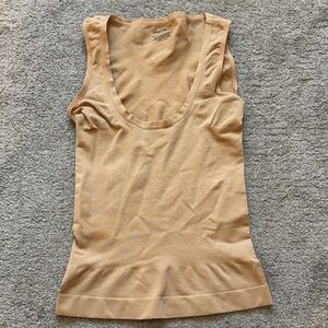 Maryln Monroe  Tan Sleeveless Shapewear Top